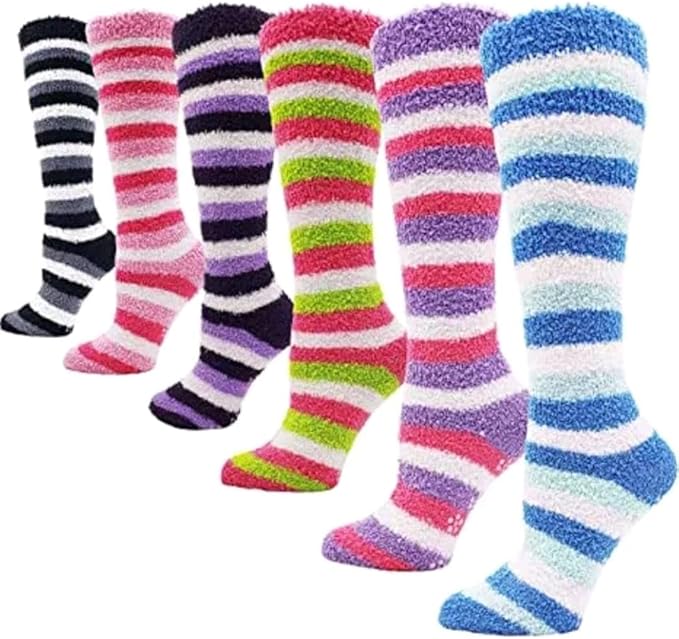 3 pares Meias Térmica Soft Feminina Felpuda
